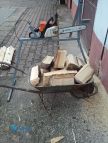 Stojan na rezanie dreva cirkular z motorovej pily