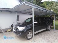 Predám oceľový kovový pozinkovaný prístrešok na auto, Carport, garáž