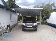 Carport prístrešok garáž pre auto ocelová konštrukcia pozinkovaná.