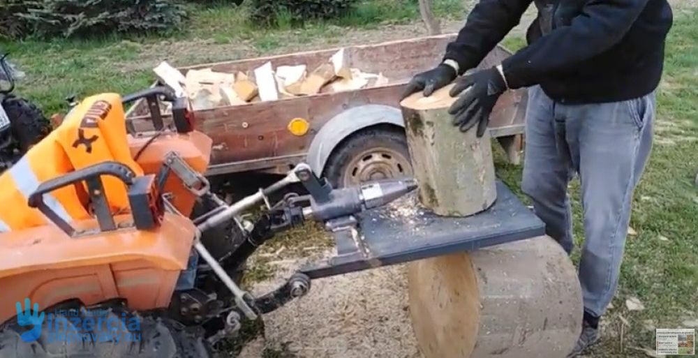 Traktor Zapfwelle Holzspalter Drillkegel Kegelspalter mit Tisch 50x50